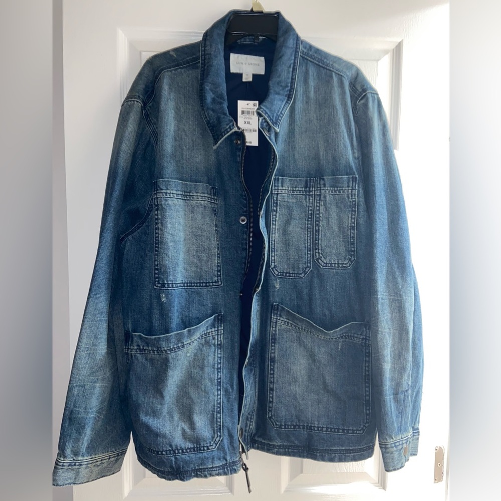 NWT Sun Stone Denim Jean Jacket